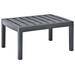 vidaXL Patio Table Anthracite 30.7"x21.7"x15" Plastic