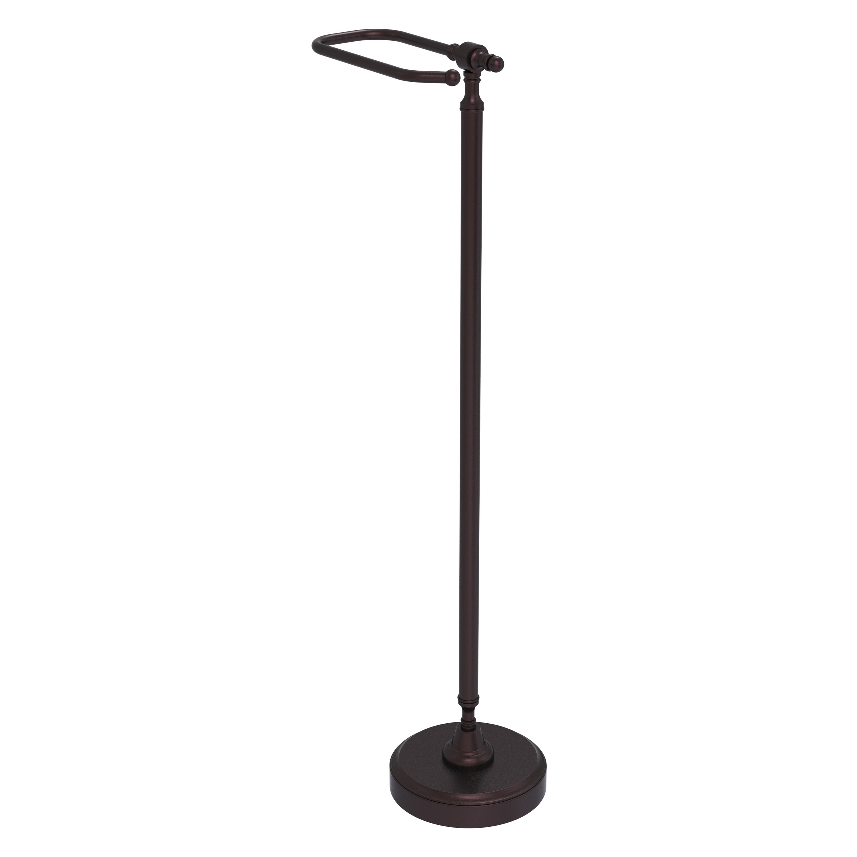 Allied Brass Retro Wave Collection Free Standing Toilet Tissue Holder