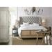 Hooker Furniture Bon Vivant De-Constructed Queen Bed with Tufted