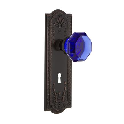 Nostalgic Warehouse Meadows Solid Brass Rose Dummy Door Knob Set with