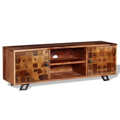 vidaXL TV Stand Solid Wood Sheesham 47.2"x11.8"x15.7" - 47.2" x 11.8" x 15.7"