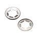 Starlock Washers M12 x24.5 Internal Tooth Clips Fasteners Kit 100pcs - Silver Tone - M12x24.5,Stainless Steel