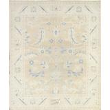 Vintage Floral Sultanabad Ziegler Persian Wool Area Rug Hand-knotted - 5'7" x 6'1" Square