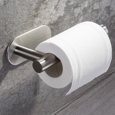 Stainless Steel Potty Paper Holder Adhensive Tissue Paper Roll Holder