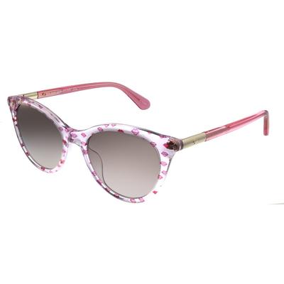 Overstock.com for Kate Spade KS Janalynn OBL HA Womens Pink Frame Brown Gradient Lens Sunglasses | Shop