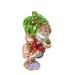 Beach Santa Climbing Palm Tree Christmas Holiday Ornament - Multi