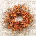 Penny Leaf Wreath 26" Red