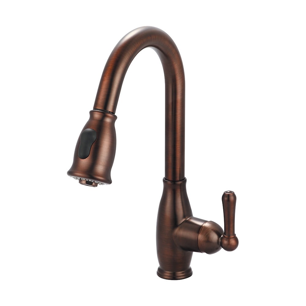 Olympia Faucets Accent 1.8 GPM Single Hole Kitchen Faucet with