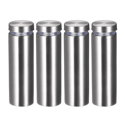 Glass Standoff Mount Stainless Steel Wall Standoff 19 x 62mm 4Pcs - 19mm x 62mm (4 Pcs)