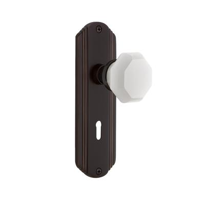 Nostalgic Warehouse Deco Solid Brass Rose Single Dummy Door Door Knob