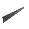 Cavity Sliders 7 Foot Heavy Duty Aluminum Narrow Barn Door - Black Anodized - Black Anodized