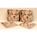 Australian Shepherd Coaster Set of 4 - 4" W x 4" L x 1/4" D.