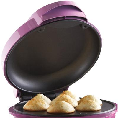 Brentwood Non-Stick 7 Mini Cupcake Maker Machine, Pink - 11.8 x 10.2 x 5.9