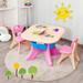 Versatile 3-Piece Kids' Play Table & Chair Set for Indoor and Outdoor Fun