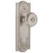 Grandeur Parthenon Solid Brass Rose Privacy Door Knob Set with Bouton