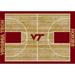 Imperial Virginia Tech Hokies 5'4" x 7'8" Courtside Rug