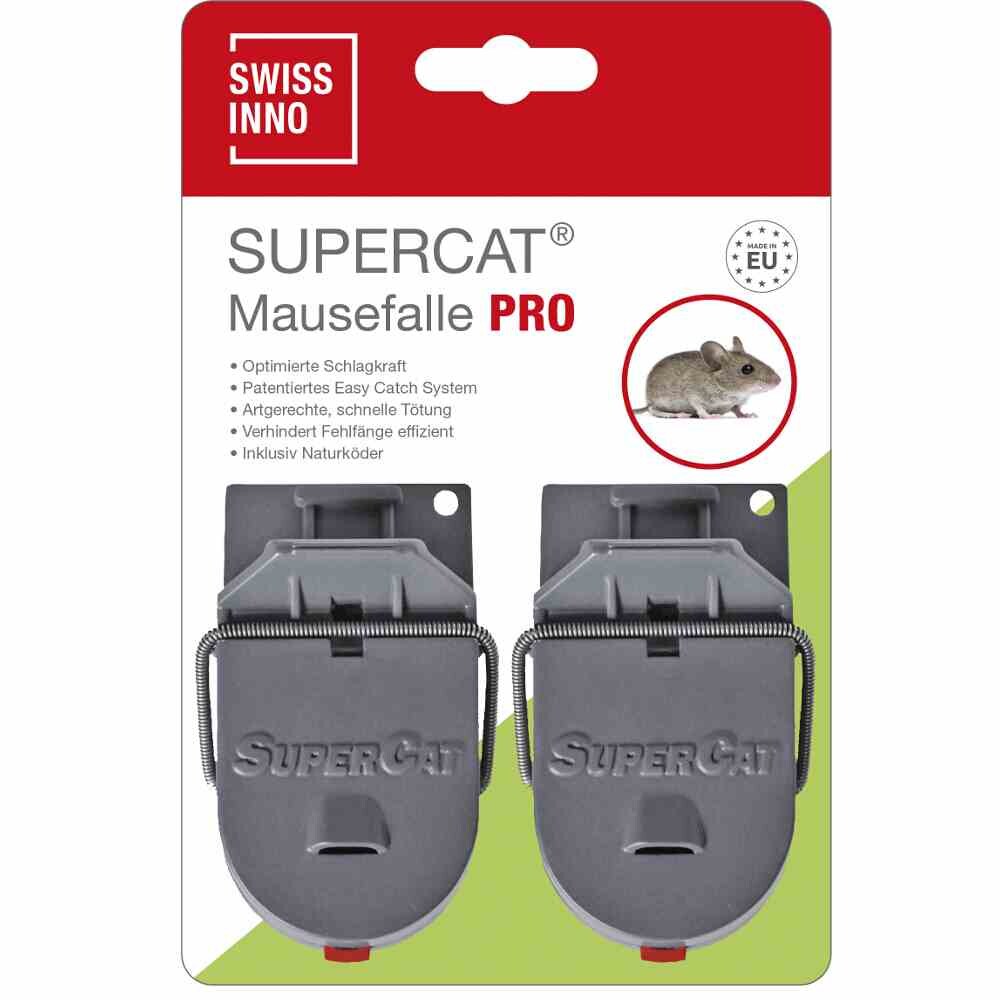 SWISSINNO SuperCat PRO Mausefallen 40x2 Karton Image