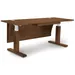 Copeland Furniture Invigo Sit-Stand Desk with Modesty Panel - 2660-REC-SQ-23-W-P-N-G-K-M-W