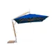 Bambrella Levante Rectangular Side Wind Bamboo Cantilever Umbrella With Base - 2.5x3.5m REC-SW-L-BL | SWL-SYS