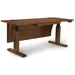 Copeland Furniture Invigo Sit-Stand Desk with Modesty Panel - 2660-REC-SQ-23-B-P-N-G-D-M-W