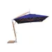 Bambrella Levante Rectangular Side Wind Bamboo Cantilever Umbrella With Base - 2.5x3.5m REC-SW-L-N | SWL-SYS