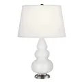 Robert Abbey Small Triple Gourd Table Lamp Lamp With Metal Base - 281X