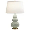 Robert Abbey Small Triple Gourd Table Lamp Lamp With Metal Base - 256X