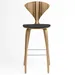 Cherner Chair Company Cherner Stool with Seat Pad - CSTW30-SEAT-PAD-29-VZ-BLCK