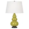 Robert Abbey Small Triple Gourd Table Lamp Lamp With Metal Base - CI31X