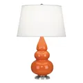 Robert Abbey Small Triple Gourd Table Lamp Lamp With Metal Base - 282X