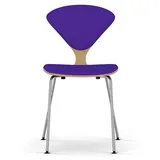 Cherner Chair Company Cherner Seat and Back Upholstered Metal Base Chair - CSTK13-DIVINA-444-B