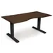 Copeland Furniture Invigo Ergonomic Sit-Stand Desk - 2648-RRC-EE-43-B-G-N-P-N-N-N