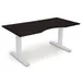 Copeland Furniture Invigo Ergonomic Sit-Stand Desk - 2660-RRC-EE-53-W-G-N-P-N-N-N