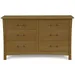 Copeland Furniture Monterey 6 Drawer Dresser - 2-MNT-60-43