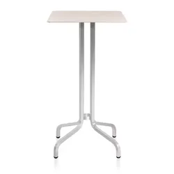 Emeco 1 Inch Bar Table Square, Wood Top - 1INCHBTSQ24ASH