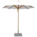 Bambrella Levante Round Bamboo Umbrella - 3.5m R-L-R