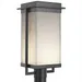 Justice Design Group Clouds Pacific LED Outdoor Post Light - CLD-7543W-MBLK