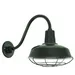 Hi-Lite Gooseneck Barn Light Warehouse Outdoor Wall Sconce - B-1 Arm with Wire Guard - H-QS15114/B-1-95/WGR-14-95