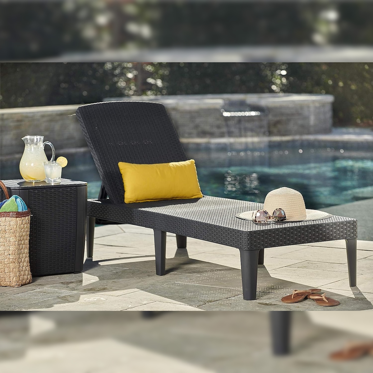 Keter Sonnenliege Jaipur Graphitgrau 235162 Image