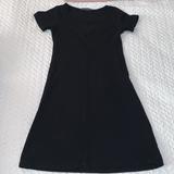 Brandy Melville Dresses | Brandy Melville Short Sleeve Black Mini Dress | Color: Black | Size: One Size (Xxs-Small)