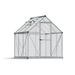 Canopia Mythos 6' W x 6' D Greenhouse Aluminum/Polycarbonate Panels in Gray | 82 H x 72.8 W x 73.2 D in | Wayfair HG5006-1B