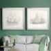 Breakwater Bay Antique Ship Sketch IX Antique Ship Sketch IX - 2 Piece Picture Frame Drawing Print Set Paper, in Gray | Wayfair