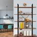 17 Stories Aidann 70.9" H x 47.24" W Iron Etagere Bookcase in Brown | 70.9 H x 47.24 W x 11.61 D in | Wayfair 81E3C45051D741A698CFBA4E3F1FCAD0