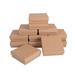 Rebrilliant Khaki Kraft Cotton Filled Gift Boxes Jewelry Cardboard BoxesSet Of 24 in Brown | 2.75 H x 3.5 W x 1 D in | Wayfair