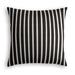 Latitude Run® Outdoor Square Pillow Cover & Insert Polyester/Polyfill in Black | 22 H x 22 W x 6 D in | Wayfair 60837B598FD645D8A785F95E3CFAD0B4