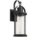 Roundhouse 24 3/4" High Black Outdoor Wall Light