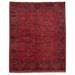 ECARPETGALLERY Hand-knotted Finest Khal Mohammadi Dark Red Wool Rug - 5'0 x 6'2