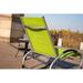 Moda Sunshine Iron Oval Base Rocking Lounge Chair Single with Pillow