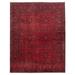 ECARPETGALLERY Hand-knotted Finest Khal Mohammadi Dark Red Wool Rug - 5'0 x 6'4