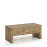 Table basse relevable en bois marron L 110 cm